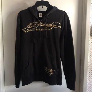 Ed Hardy Hoodie Size S